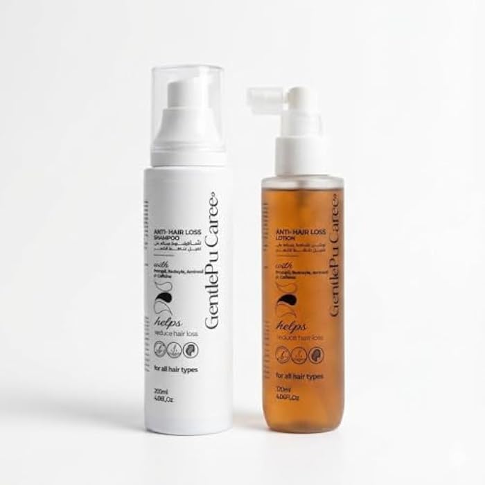 Hair Loss Treatment Complete Kit - Pore Cleansing Shampoo & Growth Stimulating Lotion Nourishes Follicles & Strengthens Roots for Thicker & Healthier Hair for All Hair Types - Image 1